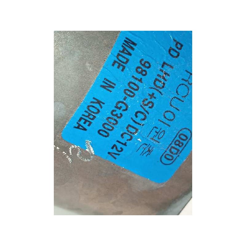 Recambio de motor limpia delantero para hyundai i30 (pd) 1.0 tgdi cat referencia OEM IAM 98100G3000  