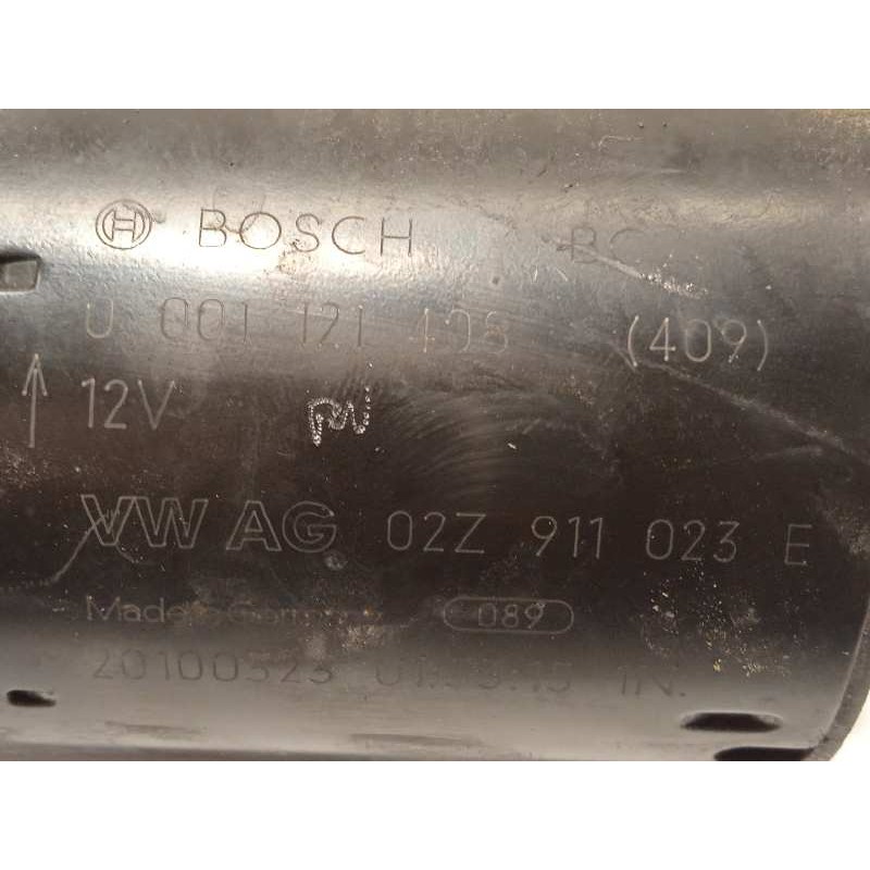 Recambio de motor arranque para volkswagen scirocco (137) 1.4 16v tsi referencia OEM IAM 02Z911023E  0001121408