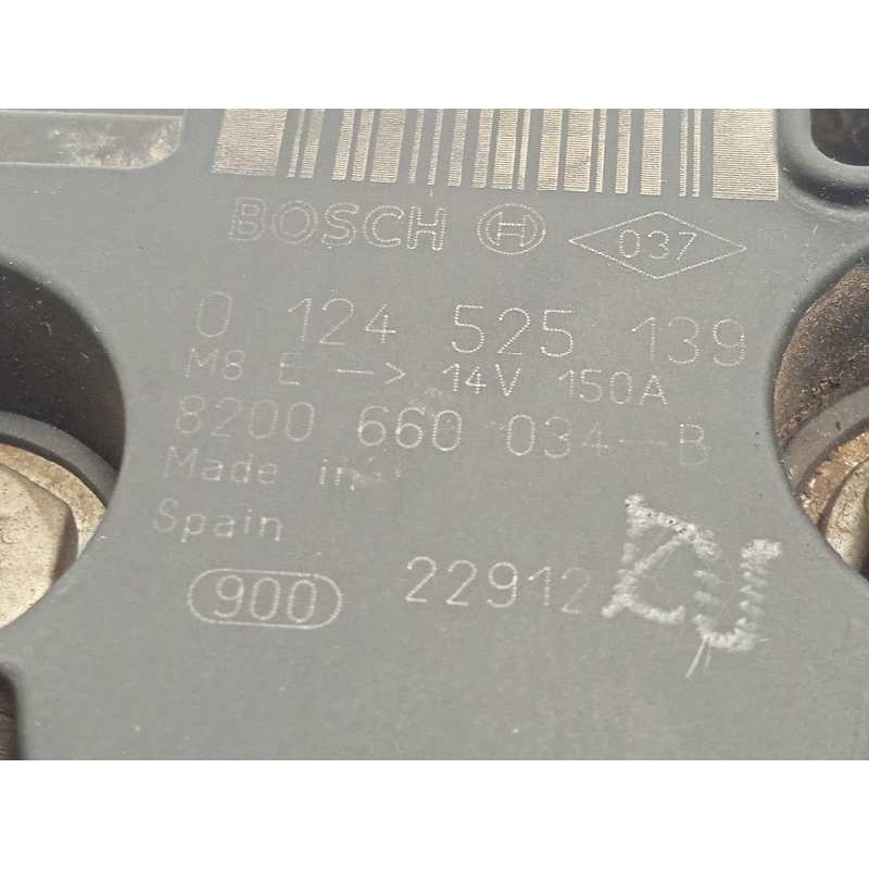 Recambio de alternador para renault kangoo 1.5 dci diesel fap referencia OEM IAM 8200660034  0124525139