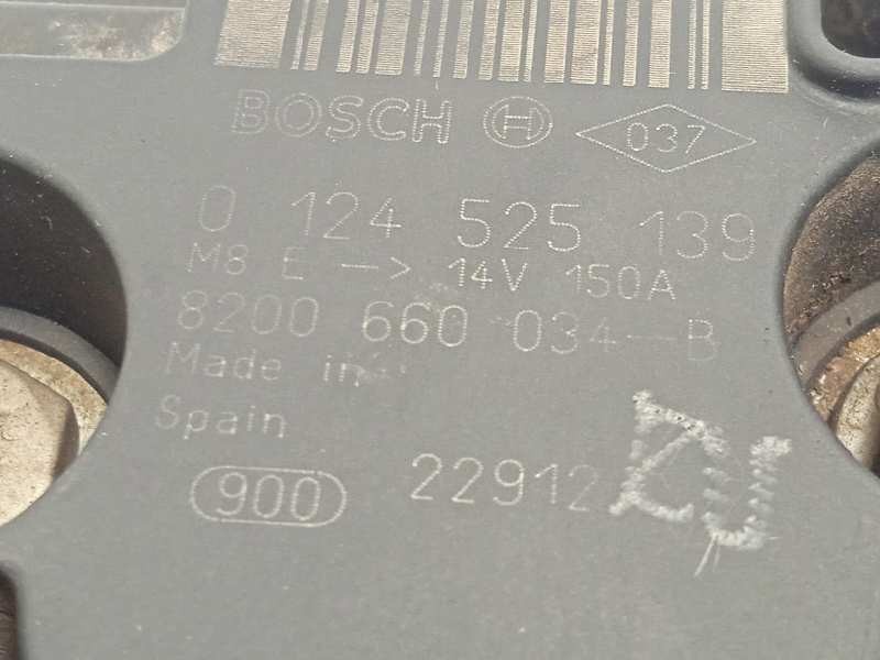 Recambio de alternador para renault kangoo 1.5 dci diesel fap referencia OEM IAM 8200660034  0124525139