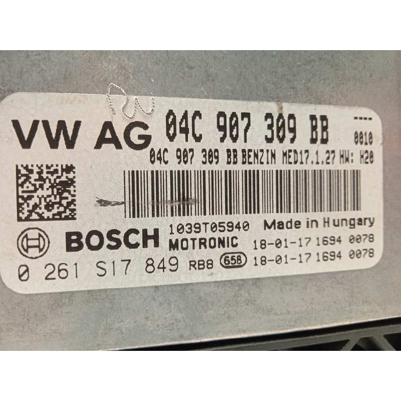 Recambio de centralita motor uce para volkswagen polo 1.0 tsi referencia OEM IAM 04C907309BB 4C907309BB000 0261S17849