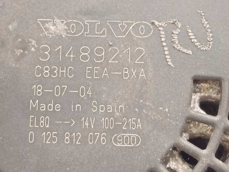Recambio de alternador para volvo v40 2.0 cat referencia OEM IAM 31489212  0125812076
