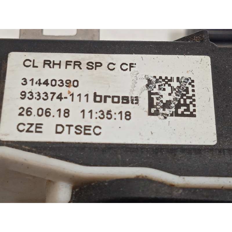 Recambio de cerradura puerta delantera derecha para volvo v40 2.0 cat referencia OEM IAM 31440390  