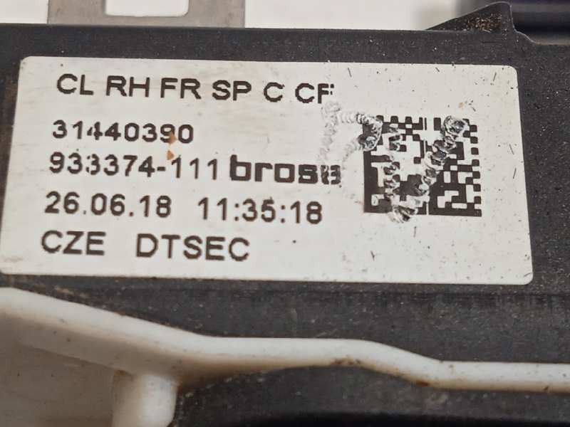 Recambio de cerradura puerta delantera derecha para volvo v40 2.0 cat referencia OEM IAM 31440390  