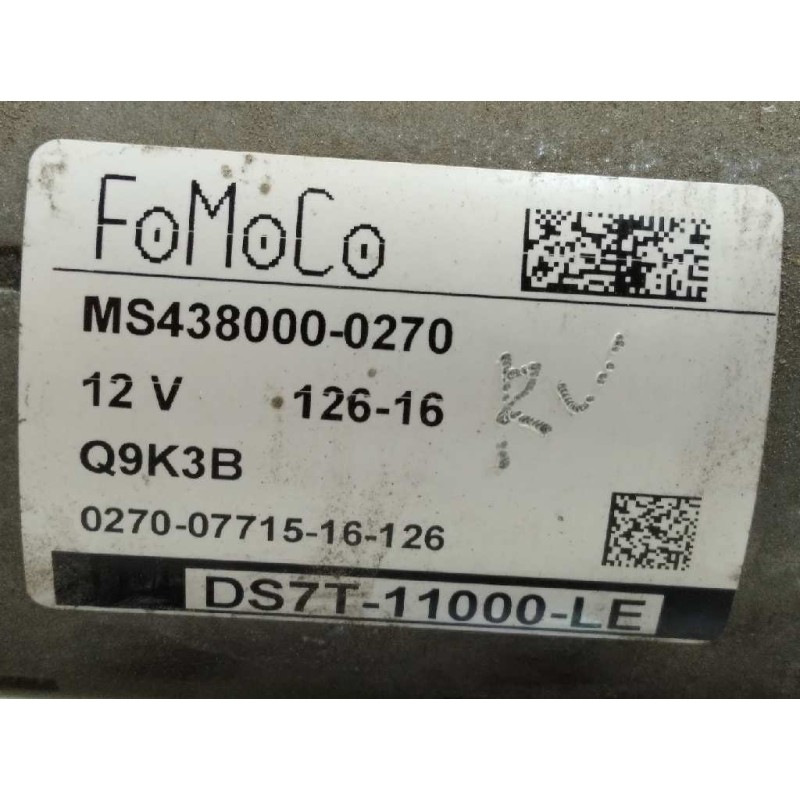 Recambio de motor arranque para ford kuga (cbs) trend referencia OEM IAM DS7T11000LE 1870892 MS4380000270