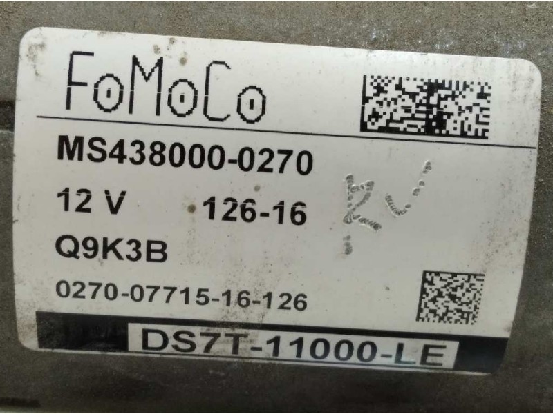 Recambio de motor arranque para ford kuga (cbs) trend referencia OEM IAM DS7T11000LE 1870892 MS4380000270