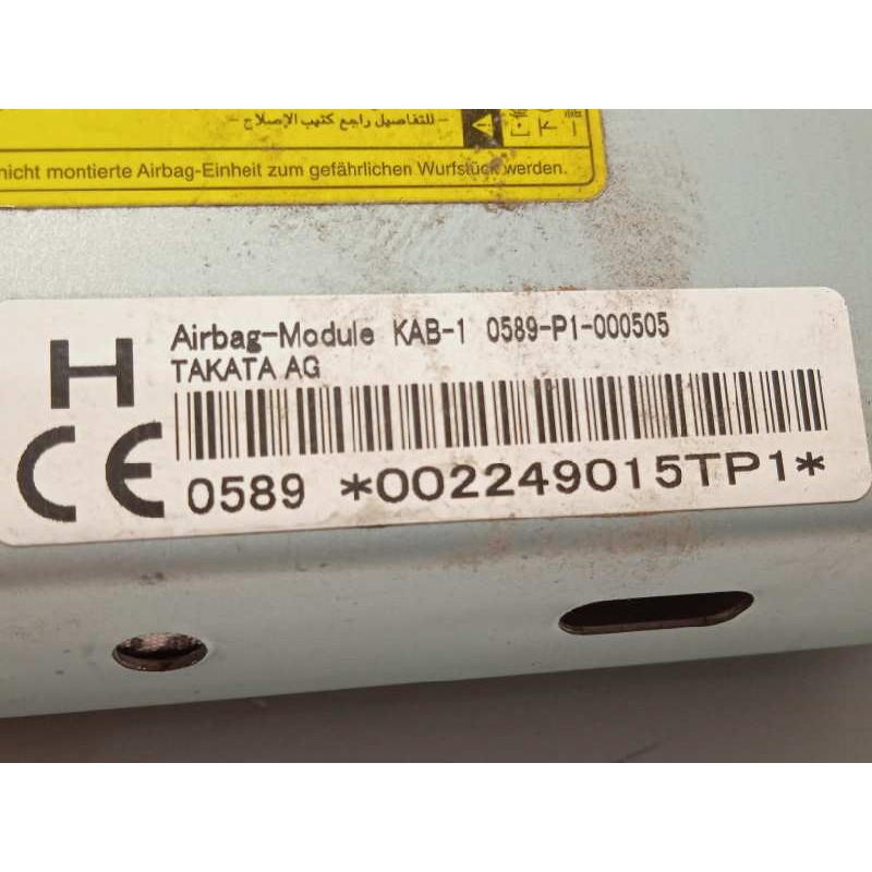 Recambio de airbag delantero izquierdo para toyota land cruiser (j15) 2.8 cat referencia OEM IAM 0589P1000505  