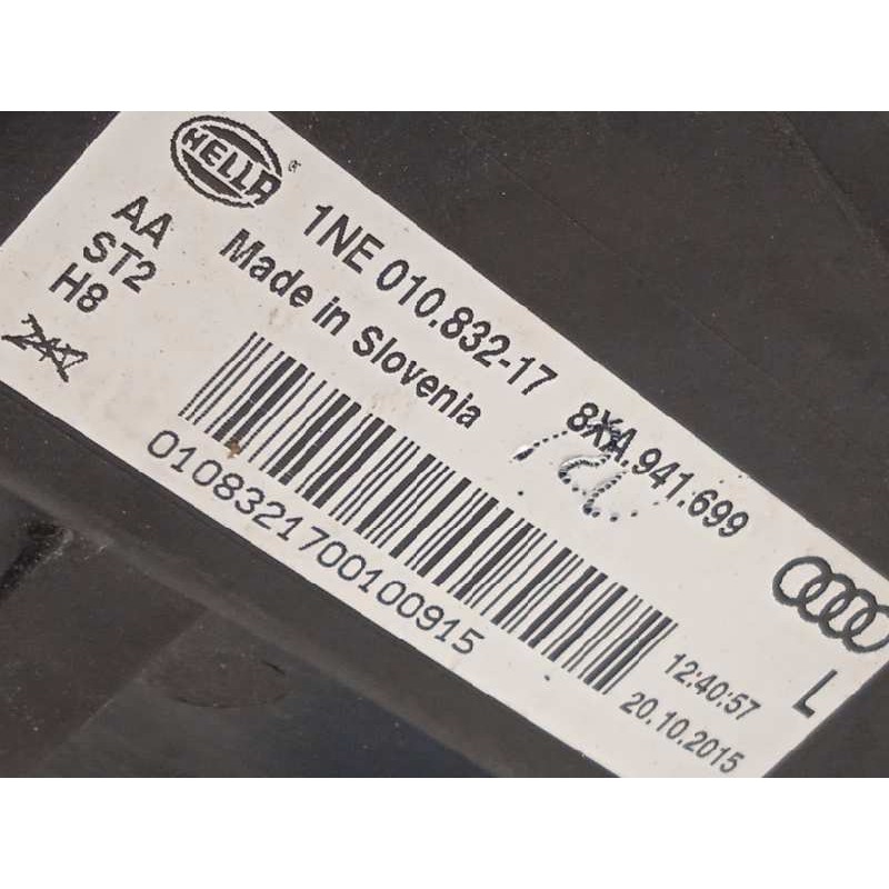 Recambio de faro antiniebla izquierdo para audi a1 sportback (8xf) attraction referencia OEM IAM 8XA941699  