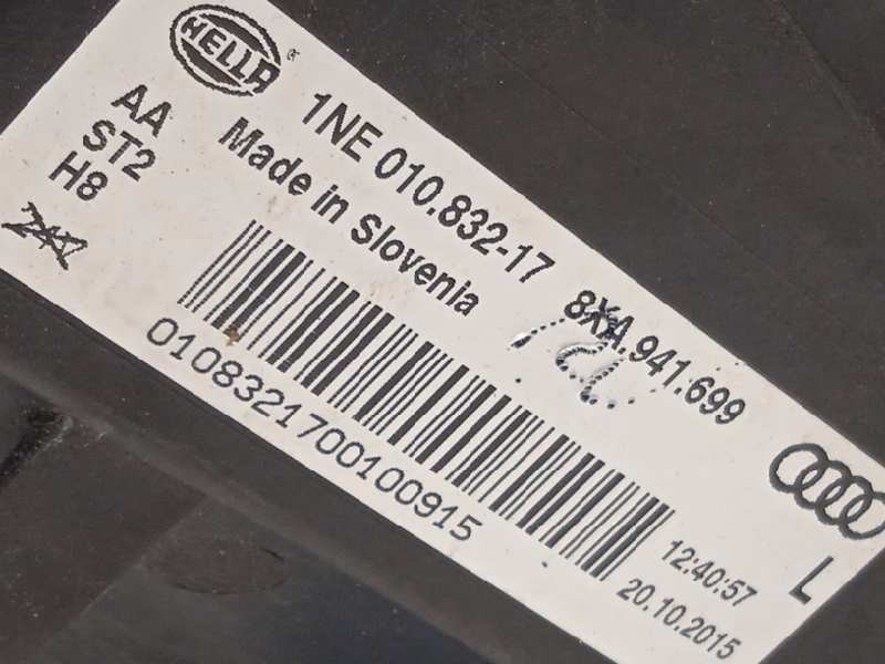 Recambio de faro antiniebla izquierdo para audi a1 sportback (8xf) attraction referencia OEM IAM 8XA941699  