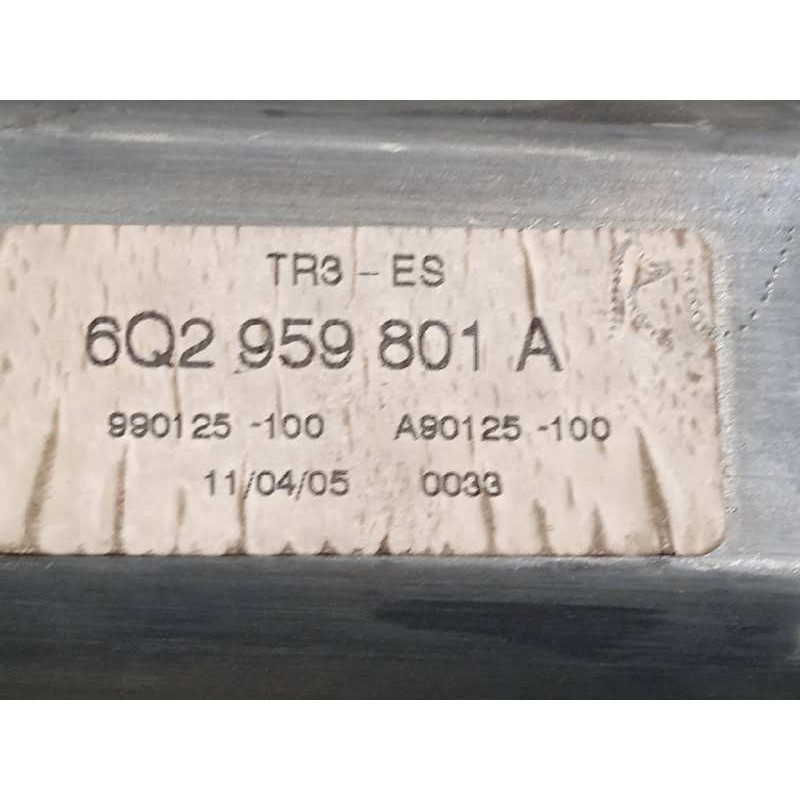 Recambio de elevalunas delantero derecho para seat ibiza (6l1) reference referencia OEM IAM 6L3837752BQ  6Q2959801A