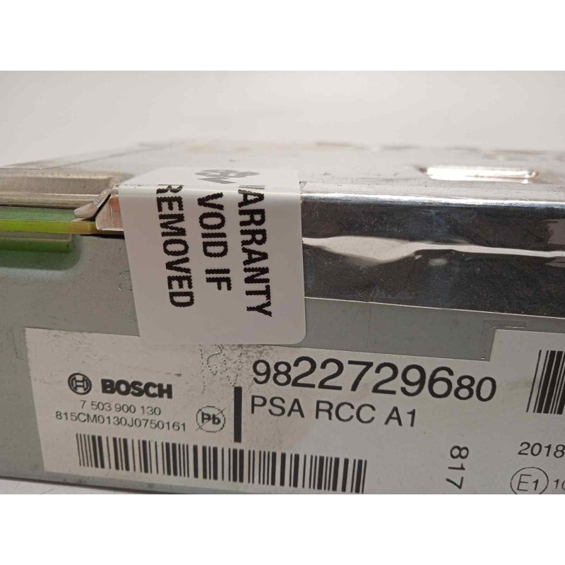 Recambio de sistema audio / radio cd para citroën c4 picasso feel referencia OEM IAM 9822729680 7503900130 1623788880