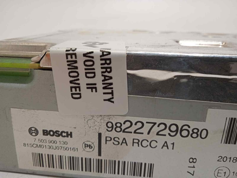 Recambio de sistema audio / radio cd para citroën c4 picasso feel referencia OEM IAM 9822729680 7503900130 1623788880