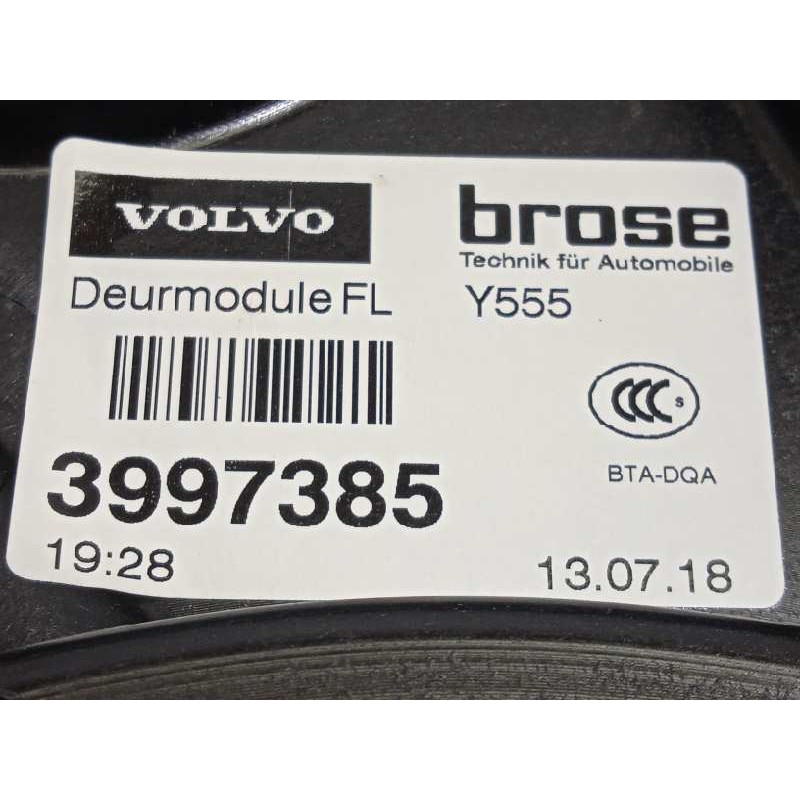 Recambio de elevalunas delantero izquierdo para volvo v40 2.0 cat referencia OEM IAM 31276215  966268103