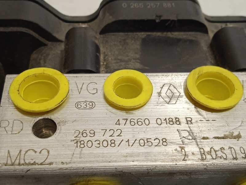 Recambio de abs para dacia sandero stepway referencia OEM IAM 476600188R 0265956527 269722