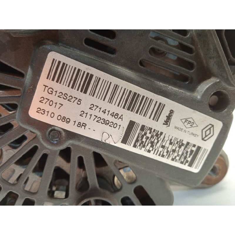 Recambio de alternador para renault captur 1.5 dci diesel fap referencia OEM IAM 231008918R 2714146A TG12S275