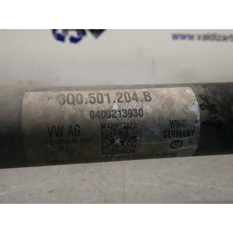 Recambio de transmision trasera derecha para volkswagen tiguan 2.0 tdi referencia OEM IAM 3Q0501204B  