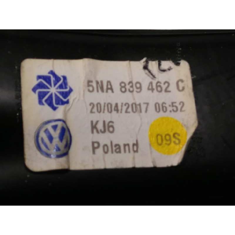 Recambio de elevalunas trasero derecho para volkswagen tiguan 2.0 tdi referencia OEM IAM 5NA839462C  5Q0959802A