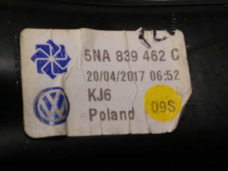 Recambio de elevalunas trasero derecho para volkswagen tiguan 2.0 tdi referencia OEM IAM 5NA839462C  5Q0959802A