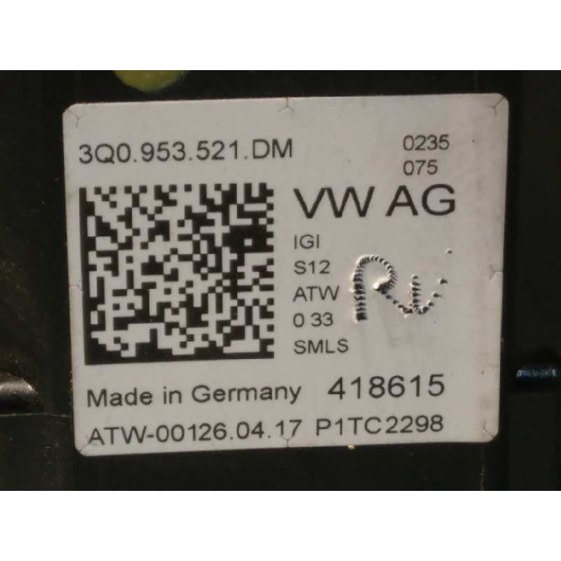 Recambio de mando intermitentes para volkswagen tiguan 2.0 tdi referencia OEM IAM 3Q0953521DM  