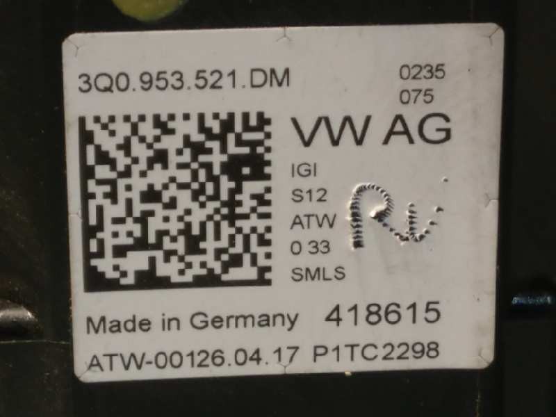 Recambio de mando intermitentes para volkswagen tiguan 2.0 tdi referencia OEM IAM 3Q0953521DM  