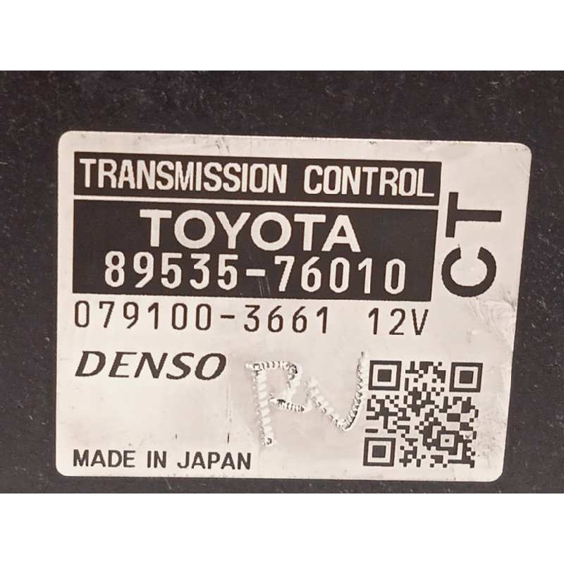 Recambio de centralita cambio automatico para toyota prius (nhw30) plug-in hybrid advance referencia OEM IAM 8953576010  0791003