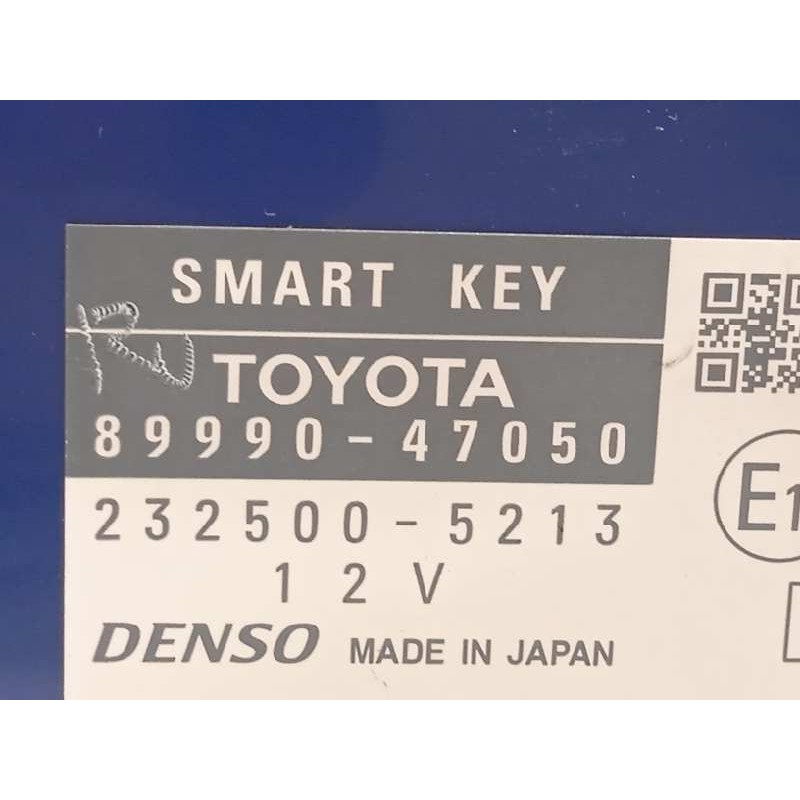 Recambio de modulo electronico para toyota prius (nhw30) plug-in hybrid advance referencia OEM IAM 8999047050  2325005213