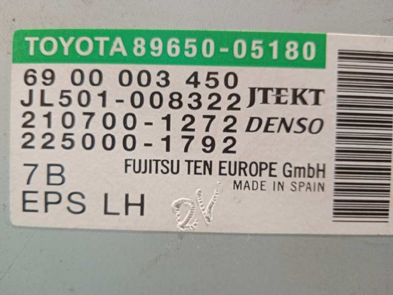 Recambio de centralita direccion para toyota avensis touring sports advance referencia OEM IAM 8965005180 2250001792 2107001272