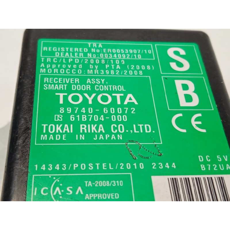 Recambio de modulo electronico para toyota land cruiser (j15) 2.8 cat referencia OEM IAM 8974060072  