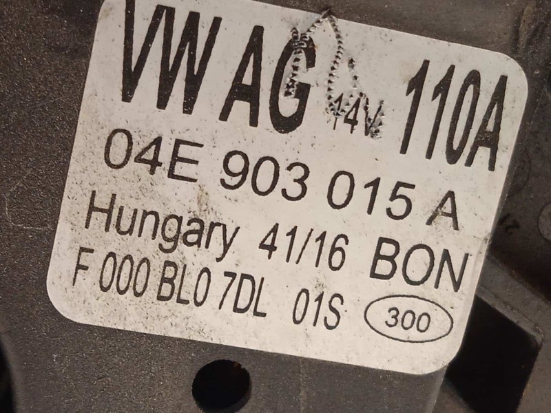 Recambio de alternador para seat ibiza (6p1) style referencia OEM IAM 04E903015A  F000BL07DL