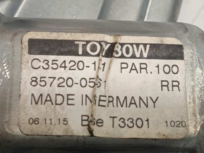 Recambio de elevalunas trasero izquierdo para toyota avensis touring sports advance referencia OEM IAM 857200561  C35420101