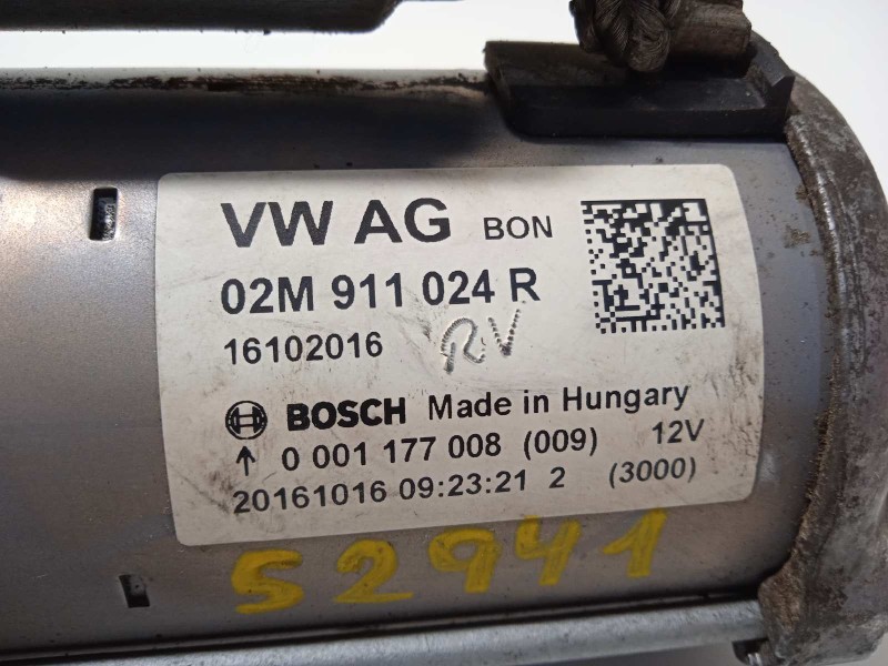 Recambio de motor arranque para seat ibiza (6p1) style referencia OEM IAM 02M911024R  0001177008