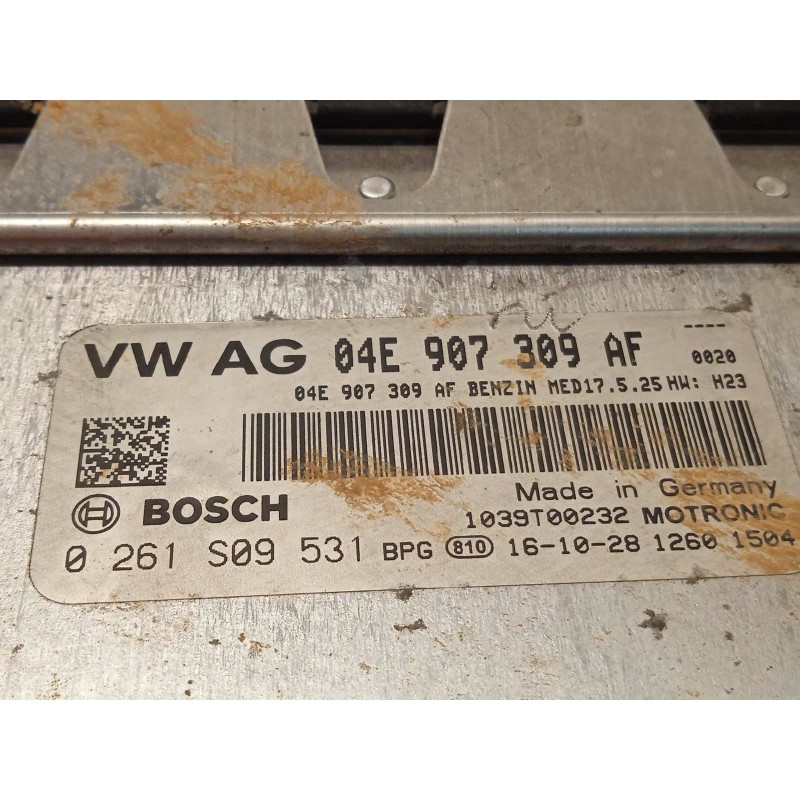 Recambio de centralita motor uce para seat ibiza (6p1) style referencia OEM IAM 04E907309AF  0261S09531