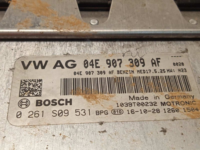 Recambio de centralita motor uce para seat ibiza (6p1) style referencia OEM IAM 04E907309AF  0261S09531