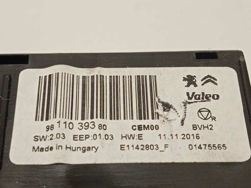 Recambio de modulo electronico para peugeot 308 gt line referencia OEM IAM 9811039380  