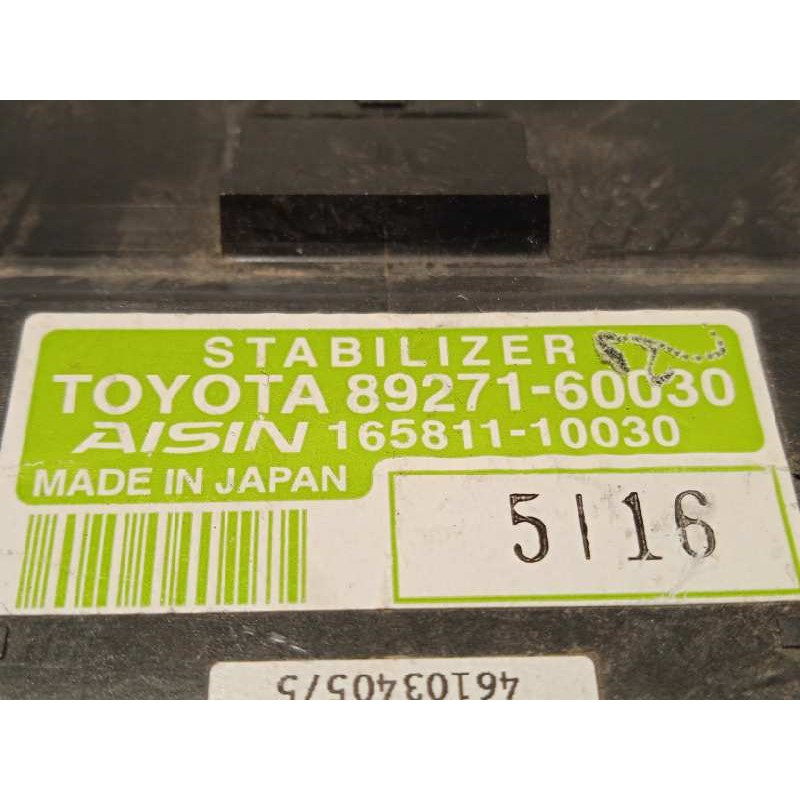 Recambio de modulo electronico para toyota land cruiser (j15) 2.8 cat referencia OEM IAM 8927160030  