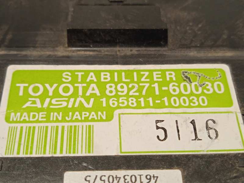 Recambio de modulo electronico para toyota land cruiser (j15) 2.8 cat referencia OEM IAM 8927160030  