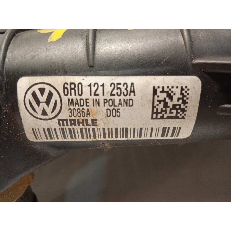 Recambio de radiador agua para seat ibiza (6p1) style referencia OEM IAM 6R0121253A  