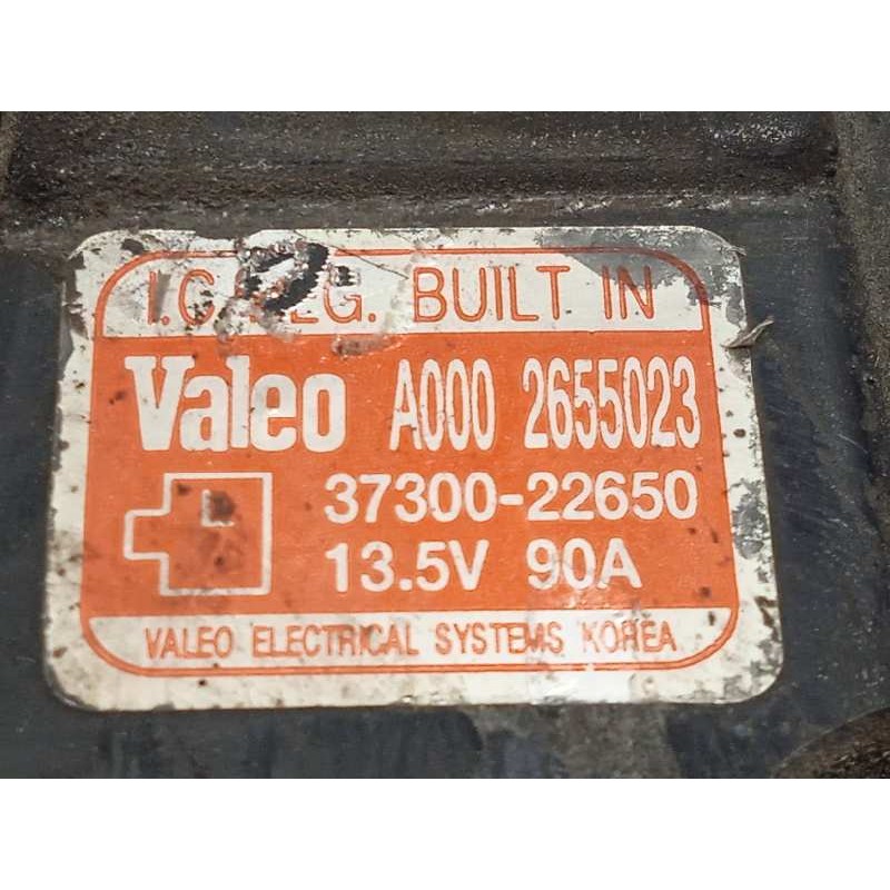 Recambio de alternador para hyundai coupe (gk) 1.6 fx referencia OEM IAM 3730022650  A0002655023