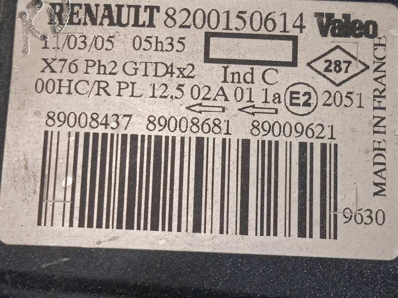 Recambio de faro izquierdo para renault kangoo (f/kc0) 1.5 dci diesel referencia OEM IAM 8200150614  89008681