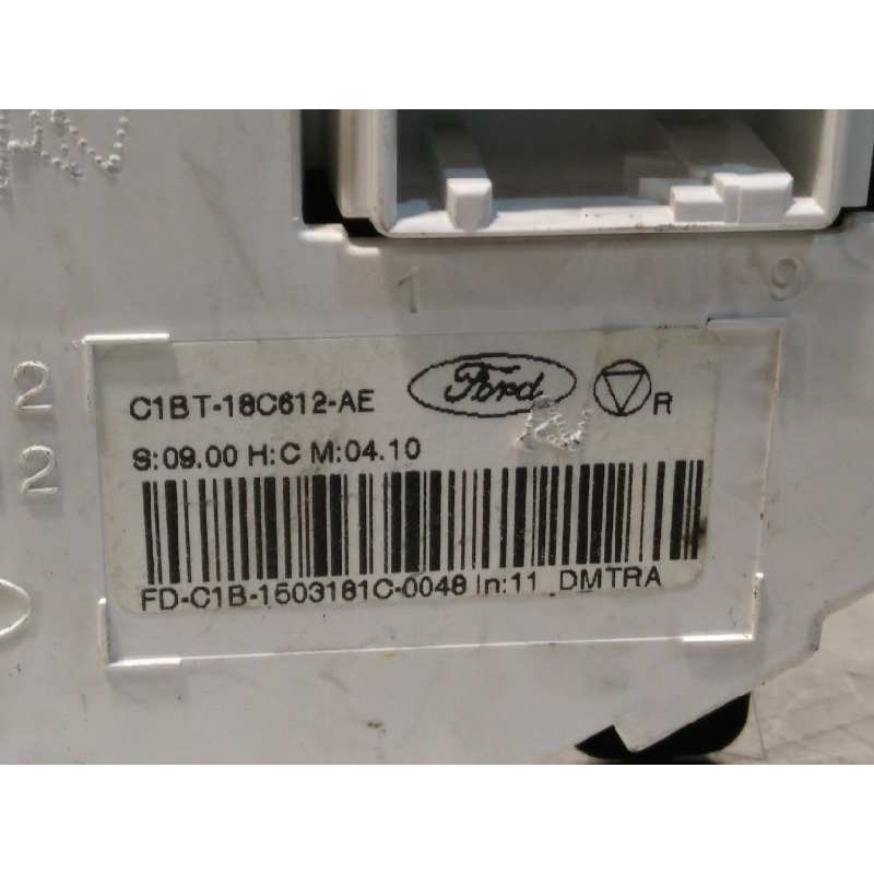 Recambio de mando climatizador para ford fiesta (ccn) 1.0 ecoboost cat referencia OEM IAM C1BT18C612AE  