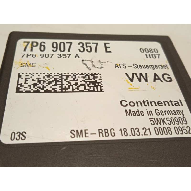 Recambio de centralita luces para seat ibiza (kj1) fr referencia OEM IAM 7P6907357E 7P6907357EZ00 5WK50909