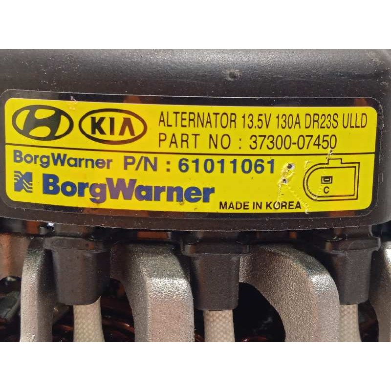 Recambio de alternador para hyundai i20´20 ( bc3/bi3desde 08/20 ) referencia OEM IAM 3730007450  61011061