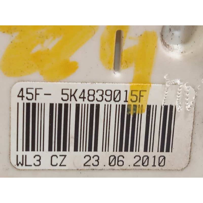 Recambio de cerradura puerta trasera izquierda para volkswagen polo (6r1) 1.2 tdi referencia OEM IAM 5K4839015F  