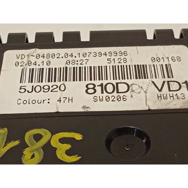 Recambio de cuadro instrumentos para skoda roomster (5j7) family referencia OEM IAM 5J0920810D  