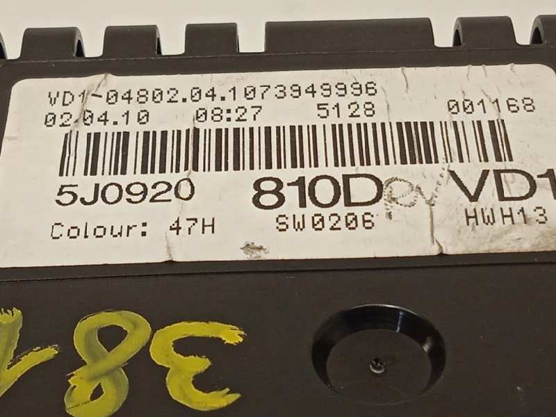 Recambio de cuadro instrumentos para skoda roomster (5j7) family referencia OEM IAM 5J0920810D  