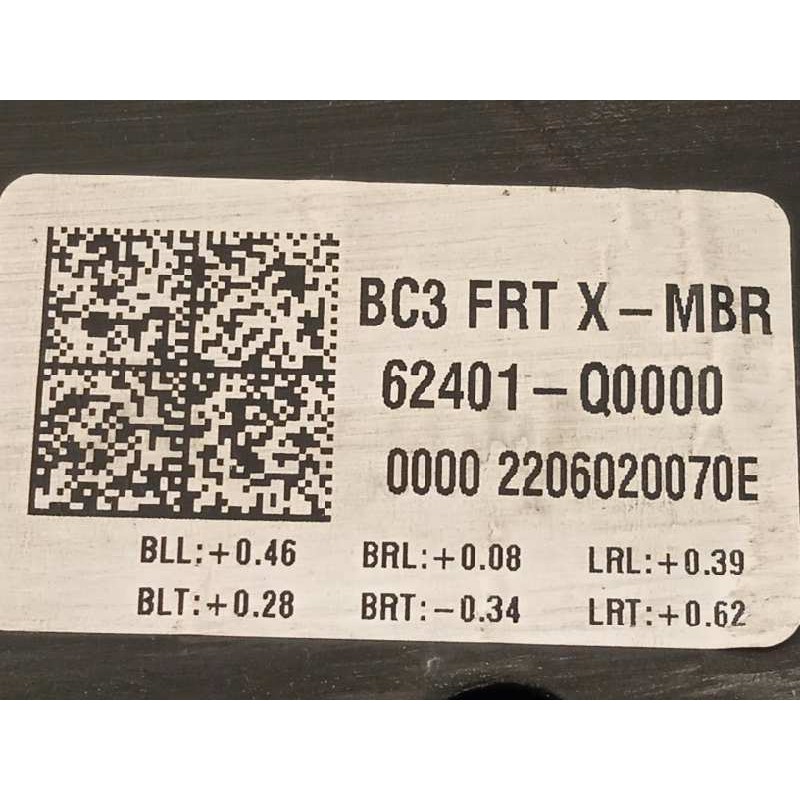 Recambio de puente delantero para hyundai i20´20 ( bc3/bi3desde 08/20 ) referencia OEM IAM 62401Q0000  