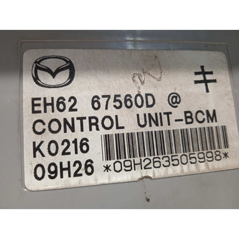 Recambio de modulo electronico para mazda cx-7 (er) 2.2 turbodiesel cat referencia OEM IAM EH6267560D  