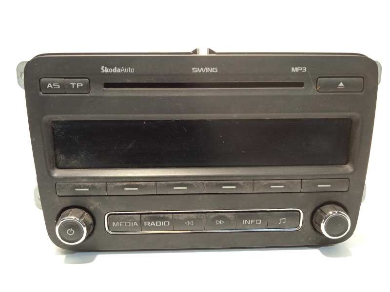 Recambio de sistema audio / radio cd para skoda roomster (5j7) family referencia OEM IAM 5J0035161C  