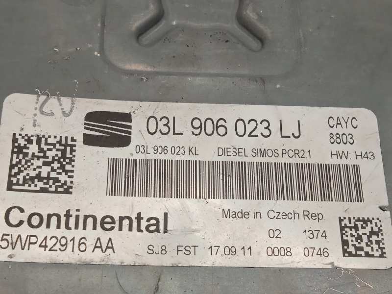 Recambio de centralita motor uce para seat altea xl (5p5) stylance / style referencia OEM IAM 3L906023LJUN.CONTROLAUDIVOLKSWAGEN