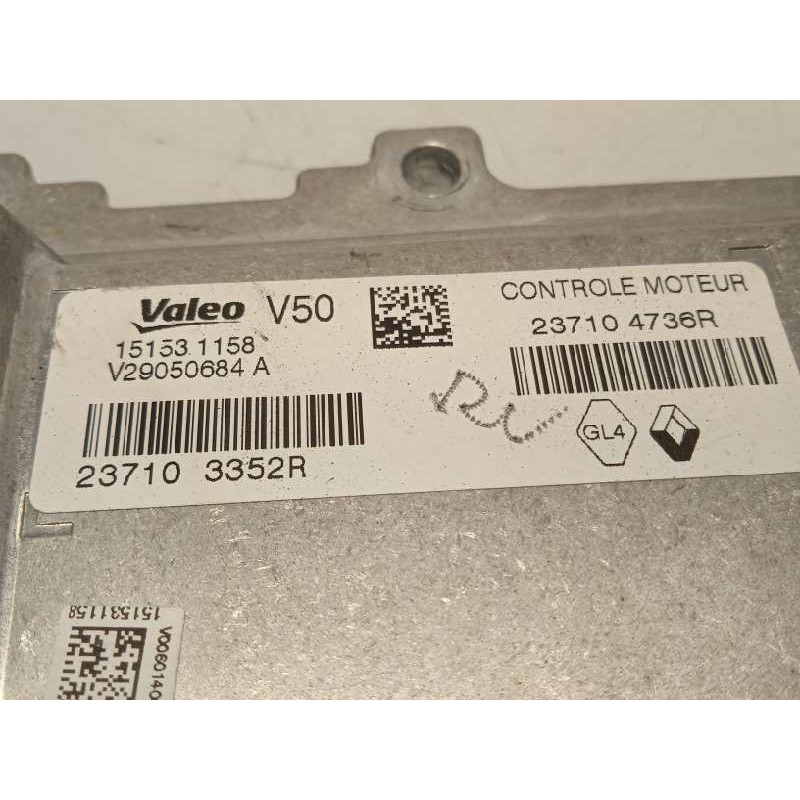 Recambio de centralita motor uce para renault clio iv 0.9 tce referencia OEM IAM 237104736R  V29050684A